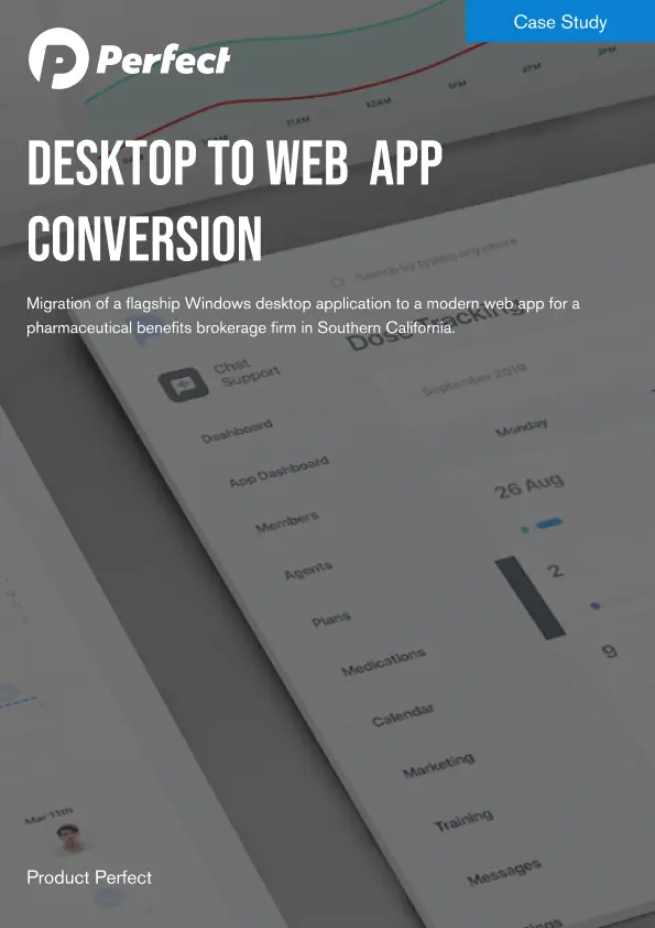 Migration of Desktop App to Web for Pharma
