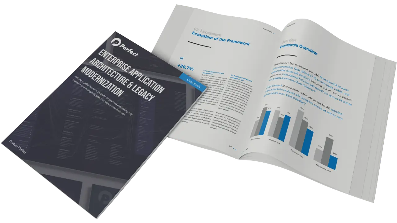 Real estate data industry EA topology and legacy modernization planning preview