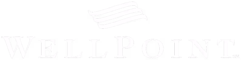 WellPoint logo with stylized three wavy lines above the company name.