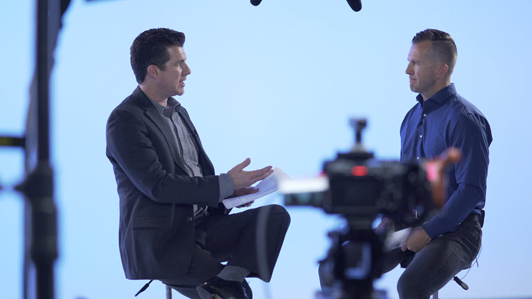 Shawn Livermore and Jeff Sherwood discussing AI governance in healthcare and HIPAA compliance requirements