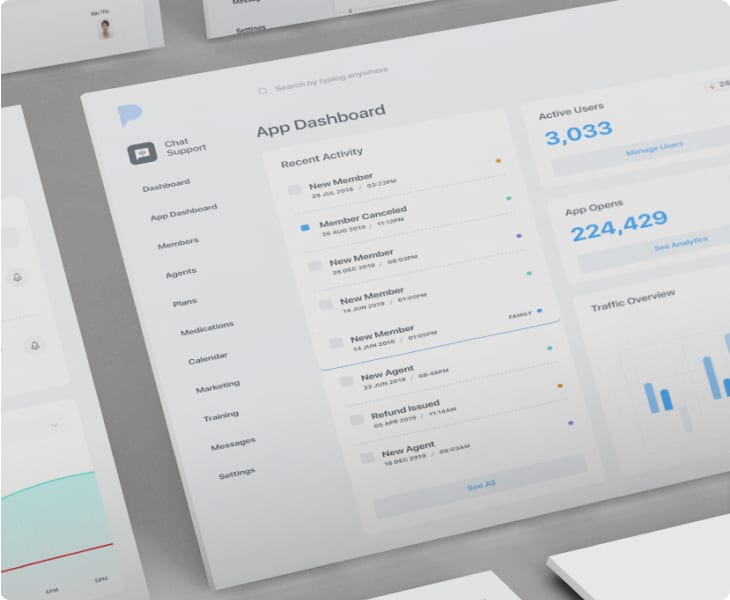 PRAM web application dashboard — modern cloud-enabled platform replacing the legacy Windows desktop